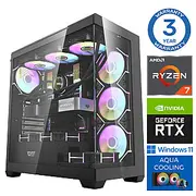 Intop Aqua Ryzen 7 9700X 32Gb Ddr5 1Tb Ssd M.2 Nvme Rtx5070 12Gb Win11