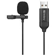 Sandberg 126-40 Streamer Usb Clip Microphone