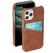 Krusell Apple Sunne Cardcover iPhone 12 Pro Max vintage cognac 62176