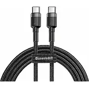Baseus Usb kabelis Cafule 2X Usb-C Qc 3A 2M Pd melns universāls