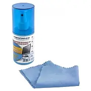 Es121 Ekrāna tīrīšanas šķidrums ar microfiber salvete 200Ml.