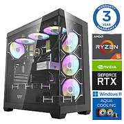 Intop Aqua Ryzen 5 7500X3D 32Gb Ddr5 1Tb Ssd M.2 Nvme Rtx5070 12Gb Win11