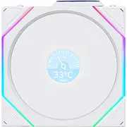Lian Li Uni Fan Tl Wireless Lcd 120 Reverse Blade balts 12Rtllcd1W1W