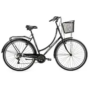 Pilsētas velosipēds Bisan 28 Paradise Melns Rata izmērs Rāmja M