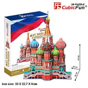 3D Puzle Sv. Vasīlija katedrāle