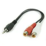 Cable Audio 3.5Mm To 2Rca/Socket Cca-406 Gembird