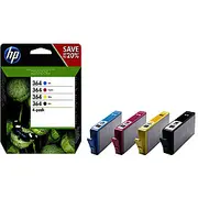 Hp 364 Cmyk Ink Cartridge Combo 4-Pack