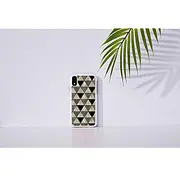 Ikins Apple Smartphone case iPhone Xr pyramid white