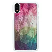 Ikins Apple Smartphone case iPhone Xr water flower white