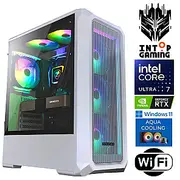 Intop Aqua Ultra 7 265Kf 16Gb Ddr5 1Tb Ssd M.2 Nvme Rtx5060Ti 8Gb Wifi Win11