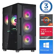 Intop Ryzen 5 5500 16Gb 500Ssd M.2 Nvme Rx580 8Gb Win11