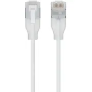 15 m. Rj-45. caurspīdīgs. balts Ubiquiti Uacc-Cable-Patch-El-C6A-15M-W. Cat6A. Translucent. White