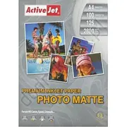 Activejet fotopapīrs A4 printerim Ap4125M100 Papier fotograficzny do drukarki