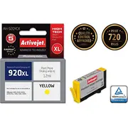 Activejet tinte Ah-920Ycx Aizstājējs Hp 920Xl Cd974Ae Premium 12 ml dzeltena Tusz zamiennik