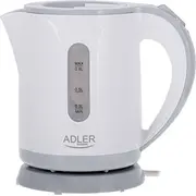 Adler Ad tējkanna 1371G Pelēka Czajnik Szary