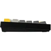 Ak820 Pro lidojošo zivju slēdzis melni modelis. Klawiatura Flying Fish Switch Black-Gray-Yellow-3 Model Rgb