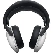 Alienware Tri -Mode bezvadu spēļu austiņas Aw725H Ohumschliesend Bluetooth 2.4 Ghz Funkfrequenz Kabellos. Kabelgebunden 3.5 mm Stecker Lunar Light Tri-Mode Wireless Gaming Headset ohrumschliessend kabellos. kabelgebunden