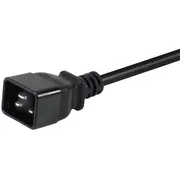 Aprīkojiet Stromkabel St/Bu Schwarz 3.00M Equip C20-C19 schwarz