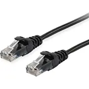 Aprīkot Patchkabel Cat6A U/Utp 2Xrj45 20.00M melns Lszh Equip schwarz