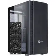 Apvalks zenpc acs melns 4X pwm pst 120Mm dators Obudowa do komputera Zenpc Z5 Mesh Black Fander P12 Pwm Pst