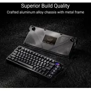 Asus tastatūra Rog Azoth Extreme Bt/Rf/Usb-C/Oglekļa/Nx slēdzis Klawiatura Bt/Rf/Usb-C/Carbon/Nx Switch