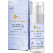 Ava Glacier Gold serums sejai Advanced Reconstruction Gold. 30 ml Lodowca Serum do twarzy Zaawansowana rekonstrukcja Lodowca.