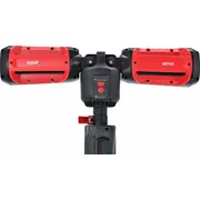 Awtools Portatīvais Bezvadu lidojums Tween Head 14.8V 6000Lm Black Line Reflektor Akumulatorowy