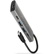 Axagon Hmc-5G21 Multi-Port Hub Usb 5In1. 10Gbps. 2X Usb-A Usb-C Hdmi 4K/30Hz. Pd 60W. 13Cm kabelis Wieloportowy hub kabel