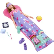Barbie Mattel Puppy Pidžamas ballītes lelle Lalka Pajama Party Doll