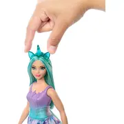 Barbie Mattel Unicorn Doll Purpura un tirkīza tērps Hrr15 Lalka Fioletowo-Turkusowy