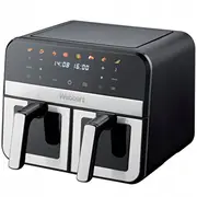 Bez Taukumiem Dubultā Gaisa Friteer Divu Kameru keramikas Webber Frytkownica Air Fryer Dwukomorowa Ceramiczna