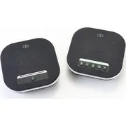 Boom Collaboration Mikrofons Skaļrunis Gemini Iebūvēts mikrofons Bluetooth. Usb Juodas Mikrofon Speakerphone Built-In microphone