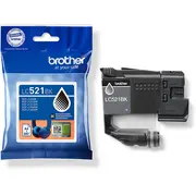 Brālis tintes kasetnes Brother Lc521Bk Ink Cartridges Black