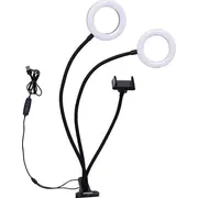 Braun Dörr Slr-12 divkrāsu Led pašbildes gredzena gaisma Lampa Bi-Color Selfie Ring Light