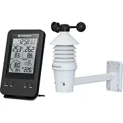 Bresser meteoroloģiskā stacija Pro 3-In-115.5 cm melna Stacja pogodowa stacja meteorologiczna czarna