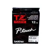 Brother lenta Tz-231 Black on white