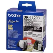 Brother lentes. Dk-11208 Black on white