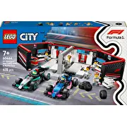 City F1 Garāža un Mercedes-Amg Alpine automašīnas 60444 Bolidy