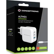 Conceptronic lādētājs Ladegerät 3Port 1.5M ws 67W.2Xusb-C.1Xusb-A