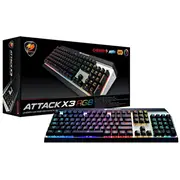 Cougar Gaming Tastatatu uzbrukums X3 Rgb Nordic-Layout Tastatur Attack
