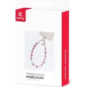 Crong tālruņa šarms mirgojošie pērlītes kulons pavadas Phone Charm Smycz zawieszka do telefonu Twinkle Beads