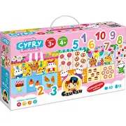 Czuczu Puzle Numuri Zaķi 40 gab Puzzle Cyfry