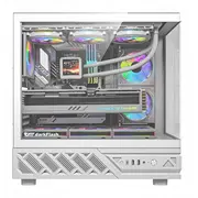 Darkflash korpuss Ds950V datora ar displeju Balts 6 ventilatori Obudowa komputerowa