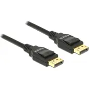 Delock Displayport kabelis  2M melns 82585 Kabel czarny