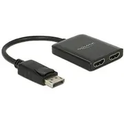 Delock Usb kabelis tastatūra 2.4 Ghz bezvadu melna klusa Kabel klawiatura bezprzewodowy czarny cichy
