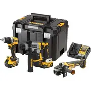 Dewalt trīsdaļīgs elektroinstrumentu komplekts Dck355P2T-Qw Zestaw 3-Elementowy