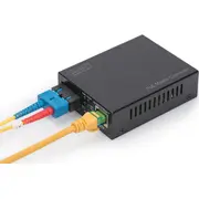 Digitus Gigabit Poe Singlem.media Sc Sm Pse optiskās šķiedras pārveidotājs Konwerter Rj45/Sc