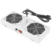 Digitus Roof gaisa kondicionieris plauktu skapjiem Dn-19 Fan-2-Wm-T Klimatyzator dachowy do szaf rack