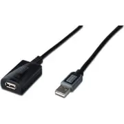 Digitus Usb-A Usb kabelis  melns Da73101 Kabel Czarny