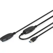 Digitus Usb kabelis melns Da-73105 Kabel Czarny